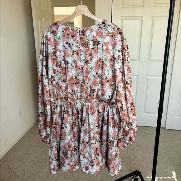 The Drop xkelclight Multi Floral Dolman Sleeve Mini Dress XXL NWT - Picture 6 of 7